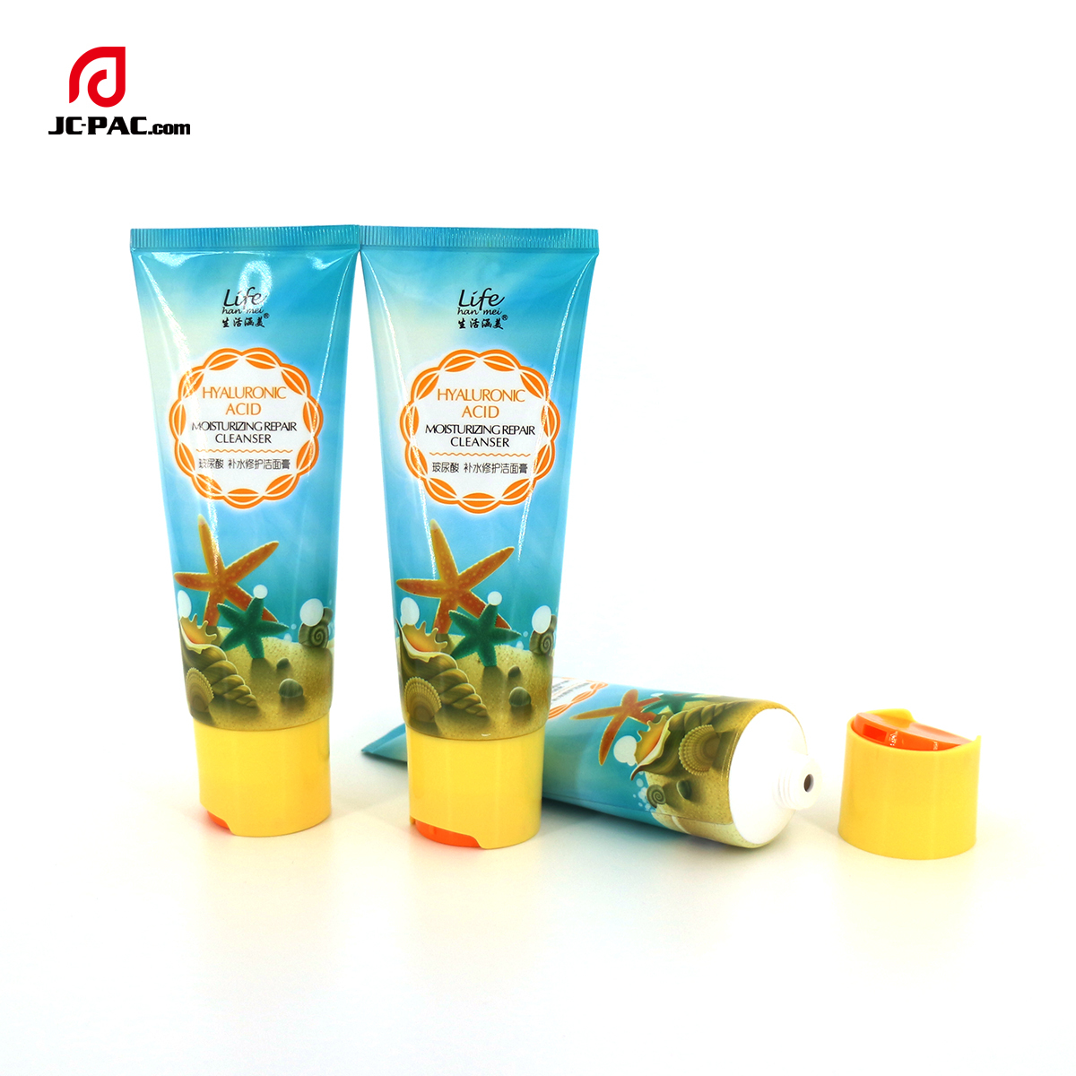 Cosmetic Aluminum Plastic Tubes for Packing Cream Lotion Eco Friendly Packaging Laminated Squeeze Cosmetic Plastic Tube with Easy Open