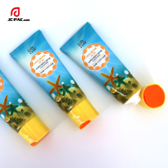 Cosmetic Aluminum Plastic Tubes for Packing Cream Lotion Eco Friendly Packaging Laminated Squeeze Cosmetic Plastic Tube with Easy Open
