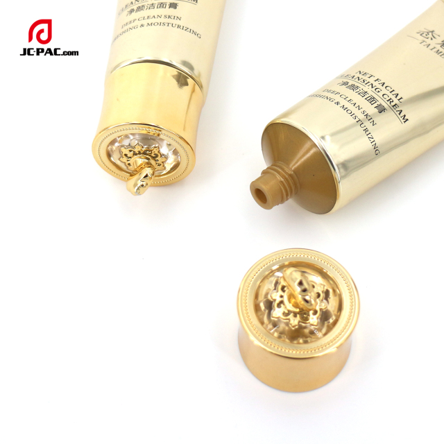 80g 100g 120g Aluminum-plastic Laminated Tube for Sun Block Cream Squeezed Tube Hand Cream Packaging Container with Special Cap