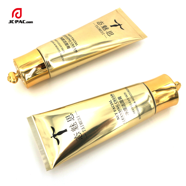 80g 100g 120g Aluminum-plastic Laminated Tube for Sun Block Cream Squeezed Tube Hand Cream Packaging Container with Special Cap