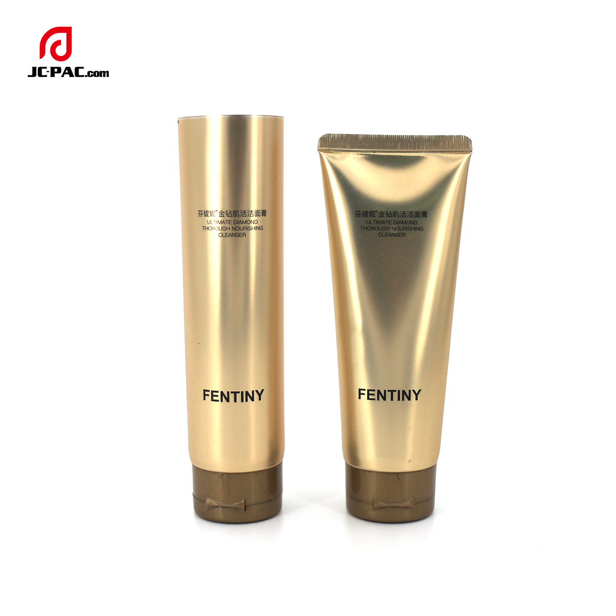 Squeeze Tubes Manufacturer Skincare Facial Cleanser Wire Drawing ABL Tube with Metal Lining Flip Top Lid Aluminum-Plastic Tube