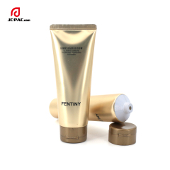 Squeeze Tubes Manufacturer Skincare Facial Cleanser Wire Drawing ABL Tube with Metal Lining Flip Top Lid Aluminum-Plastic Tube