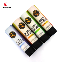 ABL Shiny Silver Metallic Cosmetic Tube with Caps New Arrival Laser Tube Aluminum Plastic Cosmetic Tube for Face Cream Lotion