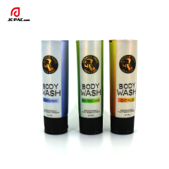 ABL Shiny Silver Metallic Cosmetic Tube with Caps New Arrival Laser Tube Aluminum Plastic Cosmetic Tube for Face Cream Lotion