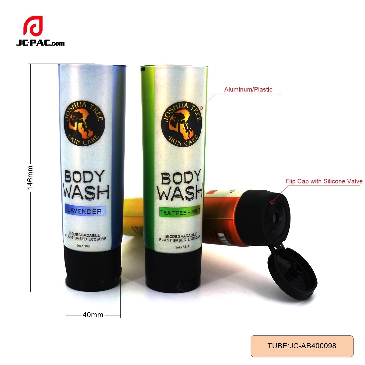 ABL Shiny Silver Metallic Cosmetic Tube with Caps New Arrival Laser Tube Aluminum Plastic Cosmetic Tube for Face Cream Lotion