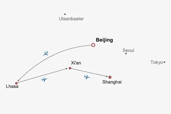 11 Days Private Tour of Beijing - Lhasa - Xi'an - Shanghai