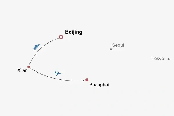 8 Days Private Tour of Beijing - Xi'an - Shanghai