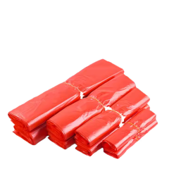 Custom Logo Disposable Shoes Clothing Plastic Shopping T-shirt Bag Plastic Vest Carrier Bags