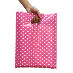 Personalized Custom Plastic Shopping Bags with Die Cut Handle Durable LDPE/HDPEP Plastic Bags for Business