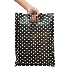 Personalized Custom Plastic Shopping Bags with Die Cut Handle Durable LDPE/HDPEP Plastic Bags for Business