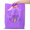 Personalized Custom Plastic Shopping Bags with Die Cut Handle Durable LDPE/HDPEP Plastic Bags for Business