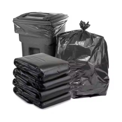 Heavy Duty Eco Friendly Degradable Heavy Duty Garbage Bags Strong Cheap High Quality Rubbish Plastic Garbage Bag