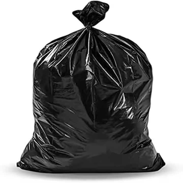 55-60 Gallon Trash Bags Heavy Duty Large Black Outdoor Trash Bags Extra Large Garbage Bags Biodegradable for Wholesale