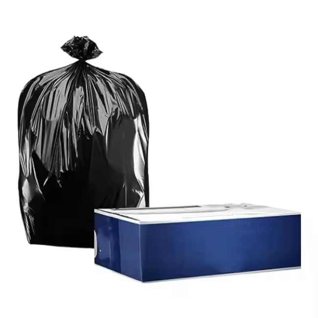 Heavy Duty Eco Friendly Degradable Heavy Duty Garbage Bags Strong Cheap High Quality Rubbish Plastic Garbage Bag