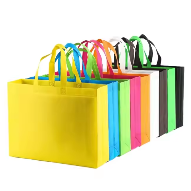 Eco Friendly Non Woven Shopping Bags with Handle Non Woven Tote Bag Non Woven Bags Party Favor Reusable for Business Custom
