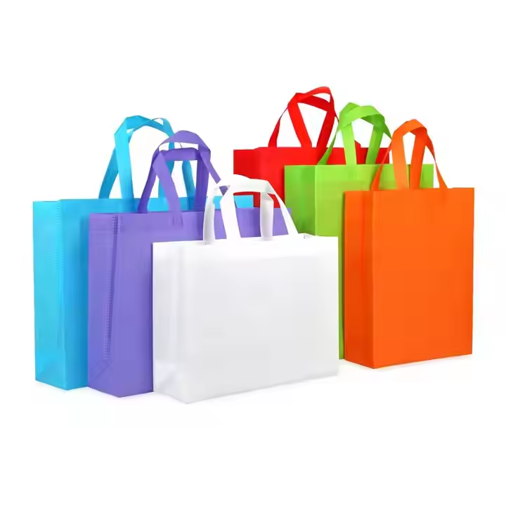 Eco Friendly Non Woven Shopping Bags with Handle Non Woven Tote Bag Non Woven Bags Party Favor Reusable for Business Custom