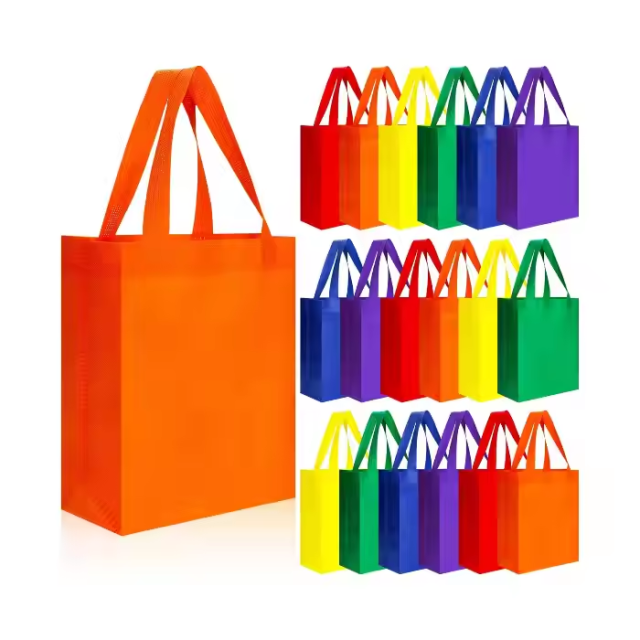 Eco Friendly Non Woven Shopping Bags with Handle Non Woven Tote Bag Non Woven Bags Party Favor Reusable for Business Custom