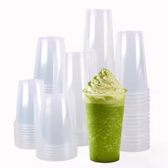 9 Oz Individually Wrapped Plastic Cups Transparent Plastic Drinking Cups Disposable Plastic Cups For Wedding