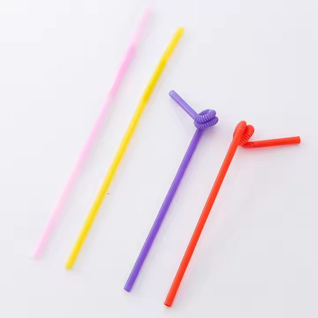 Colorful Plastic Drinking Straws Disposable Straws Bendy Flexible Plastic Straws Wholesale for Party Favor Business Kids