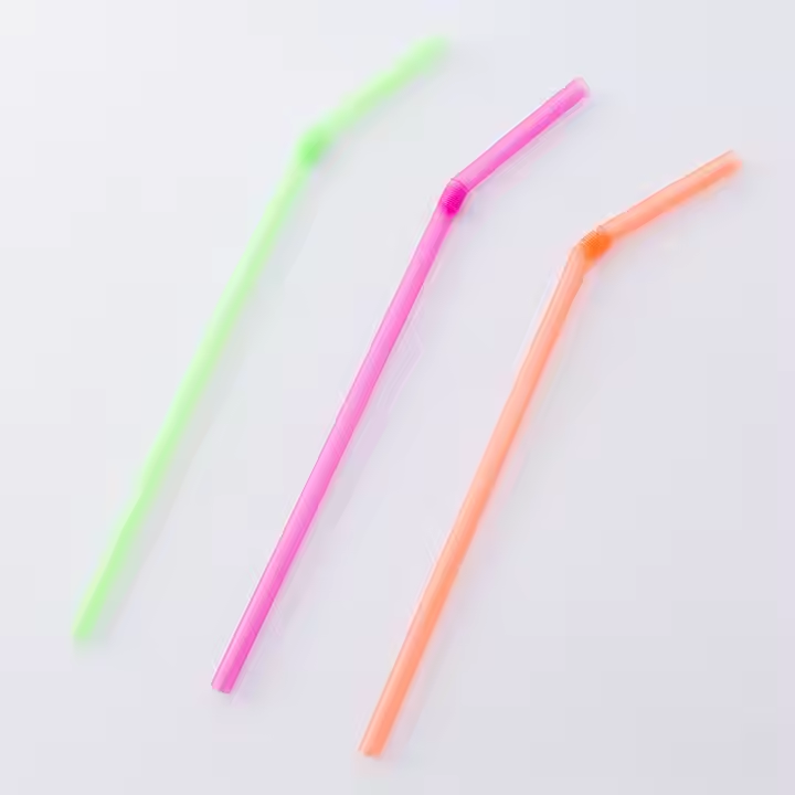 Colorful Plastic Drinking Straws Disposable Straws Bendy Flexible Plastic Straws Wholesale for Party Favor Business Kids