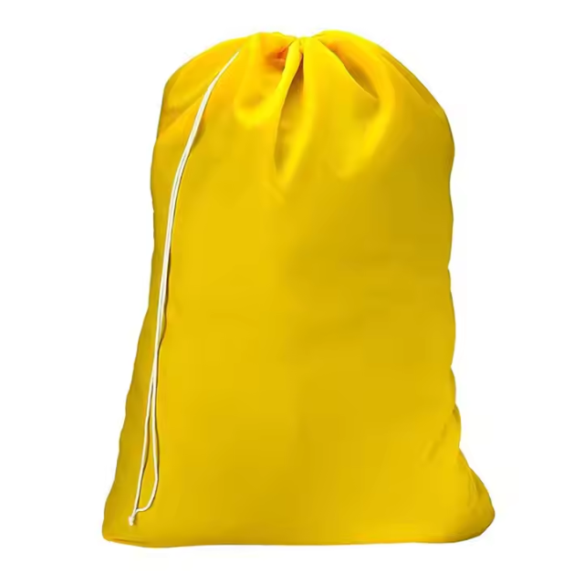 Wholesale Heavy Duty reinforce 420oxford Drawstring Washing Laundry Bag with Custom logo printed for packing Dirty Clothes