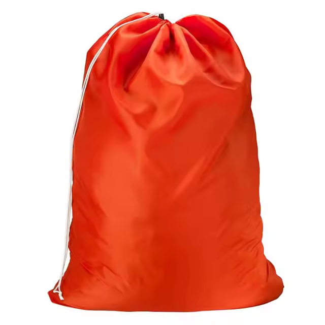Wholesale Heavy Duty reinforce 420oxford Drawstring Washing Laundry Bag with Custom logo printed for packing Dirty Clothes