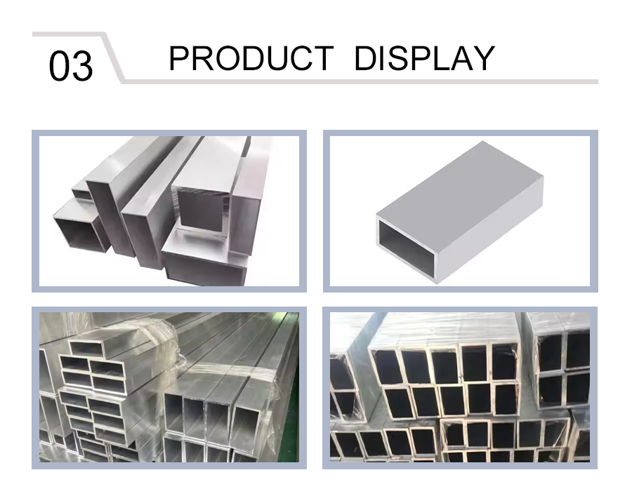 Superhard Aluminum Alloy Rectangle Tube