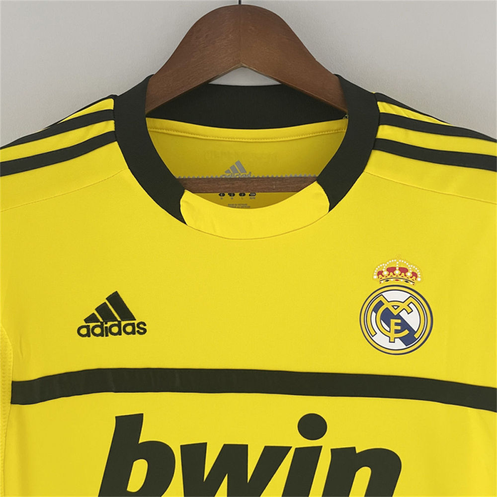 Real Madrid Retro 11/12 Yellow jersey Fan Version