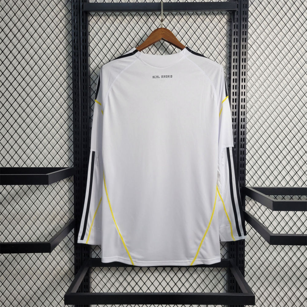 Real Madrid 09/10 Home Retro jersey Third Home Long Sleeves Fan Version