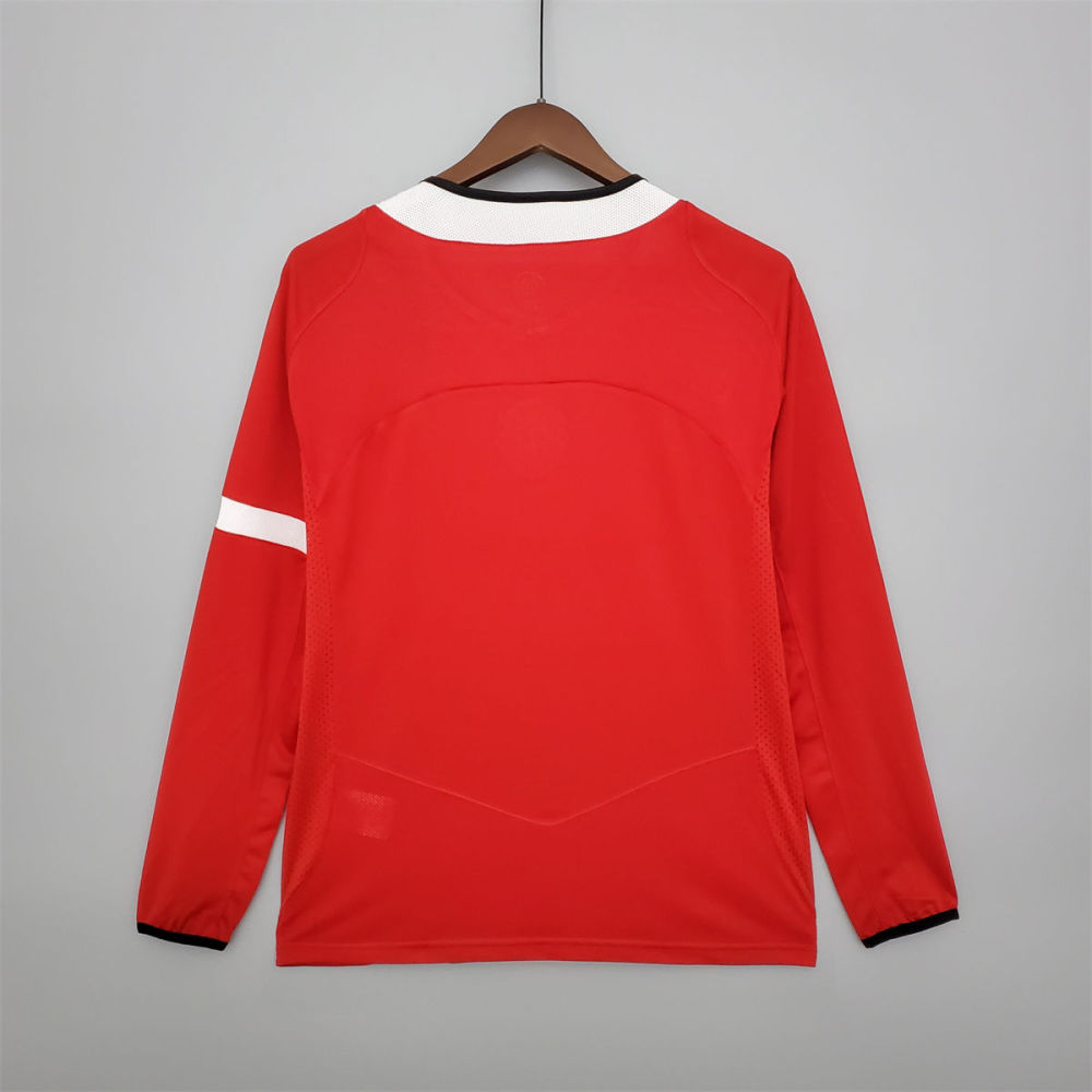 Retro Manchester United 04/06 Long Sleeve home jersey Fan Version