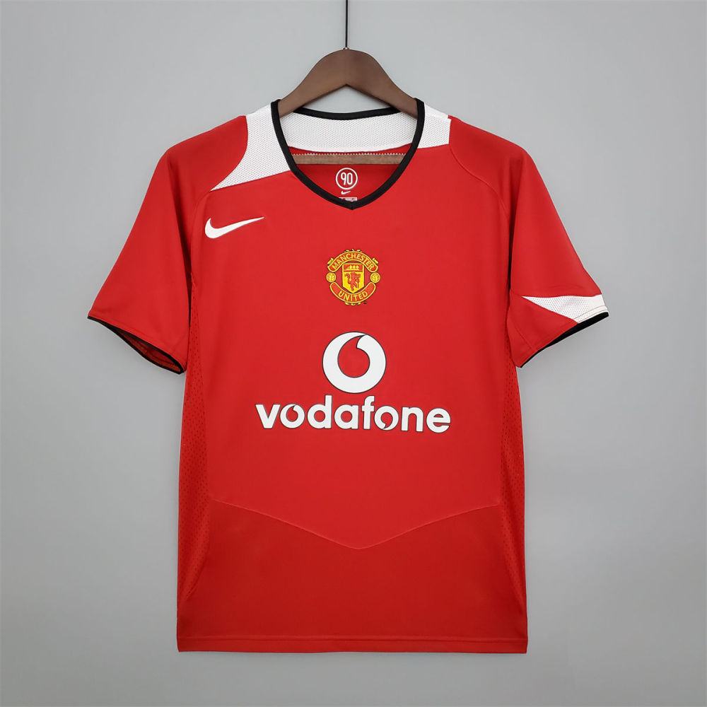 Retro Manchester United 04/06 home jersey Fan Version