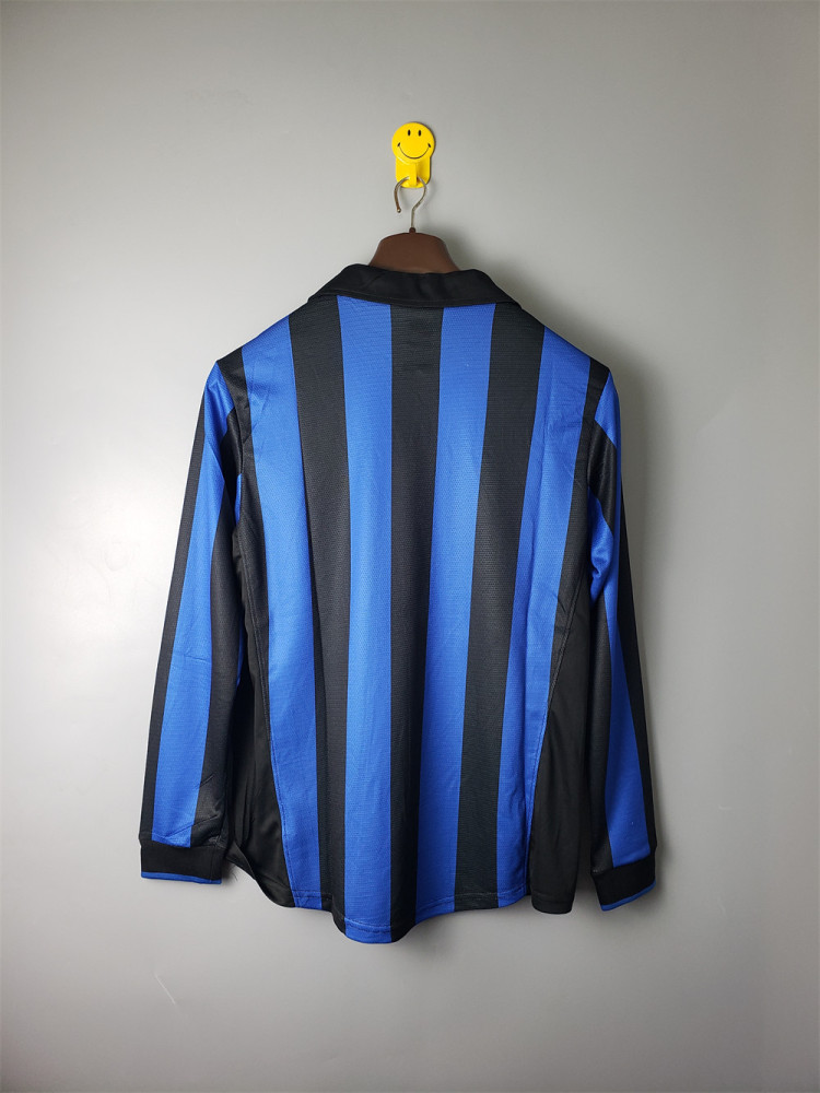 Retro Inter Milan 1998 models long-sleeved retro jersey Fan Version