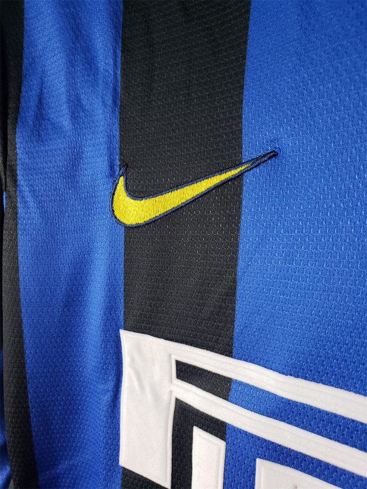 Retro Inter Milan 1998 models long-sleeved retro jersey Fan Version