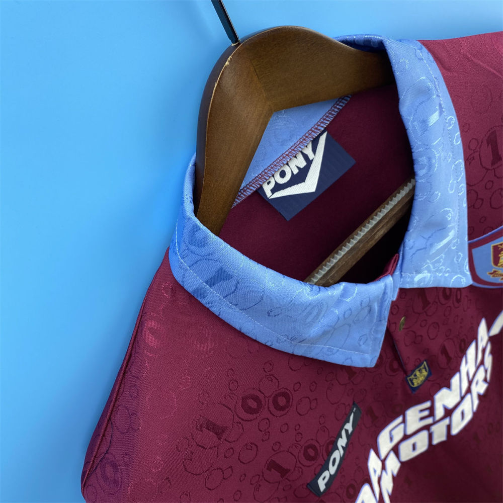 Retro West Ham United 95/97 home long sleeve jersey Fan Version