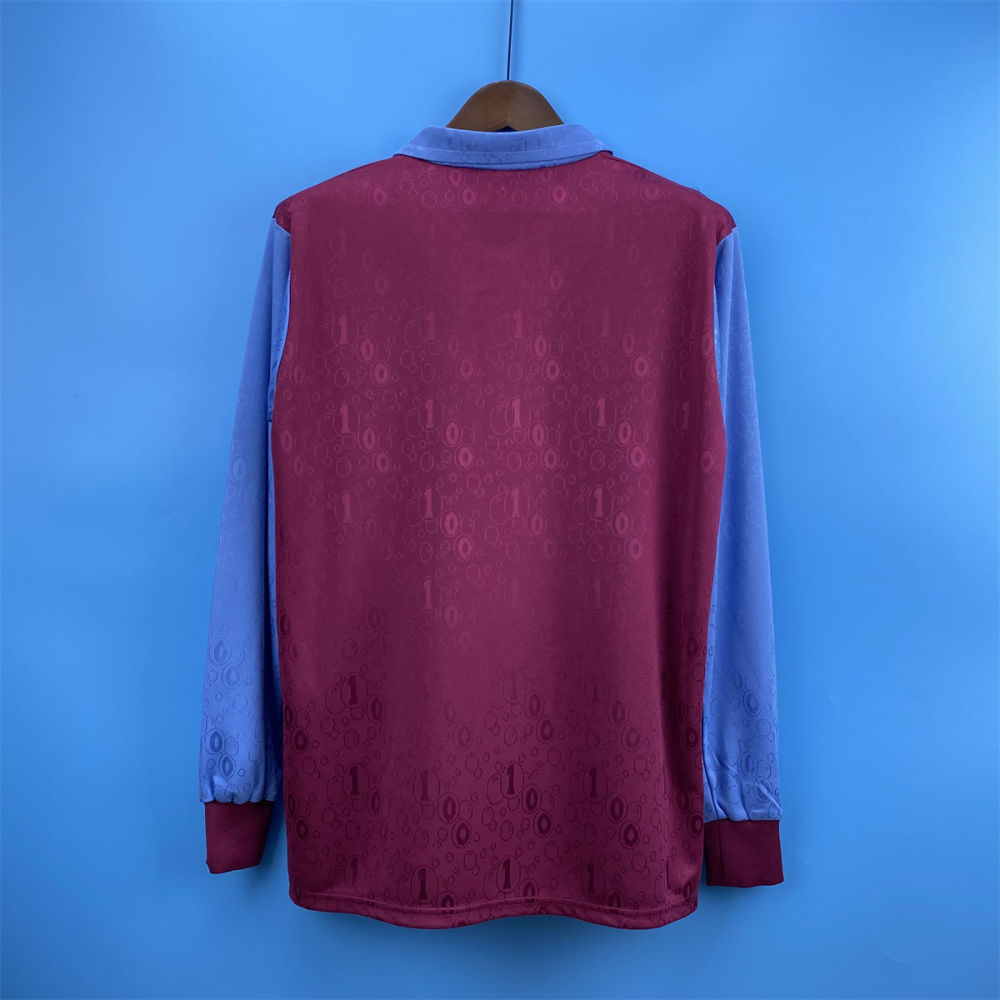 Retro West Ham United 95/97 home long sleeve jersey Fan Version