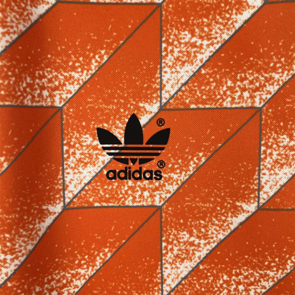 Retro Netherland 1988 Holland Home Long Sleeve jersey Fan Version