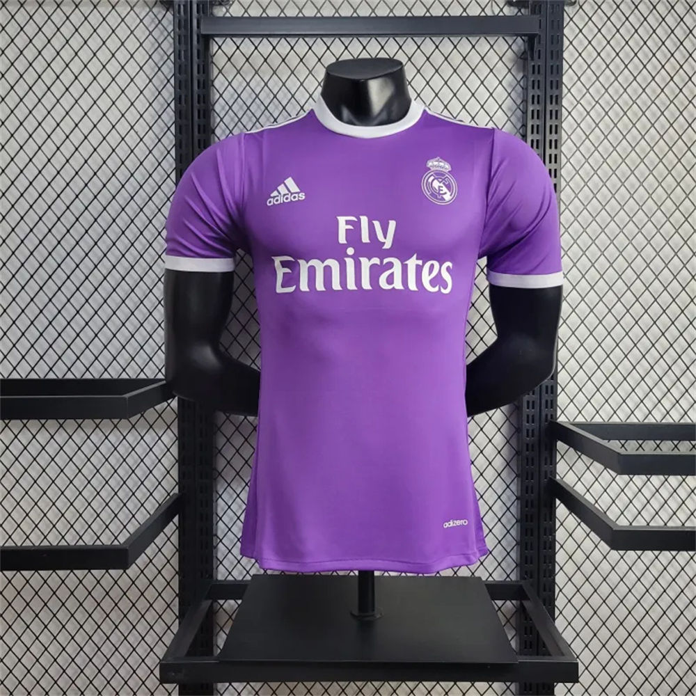 Retro 16/17 Real Madrid 2 Away Jersey Player Version