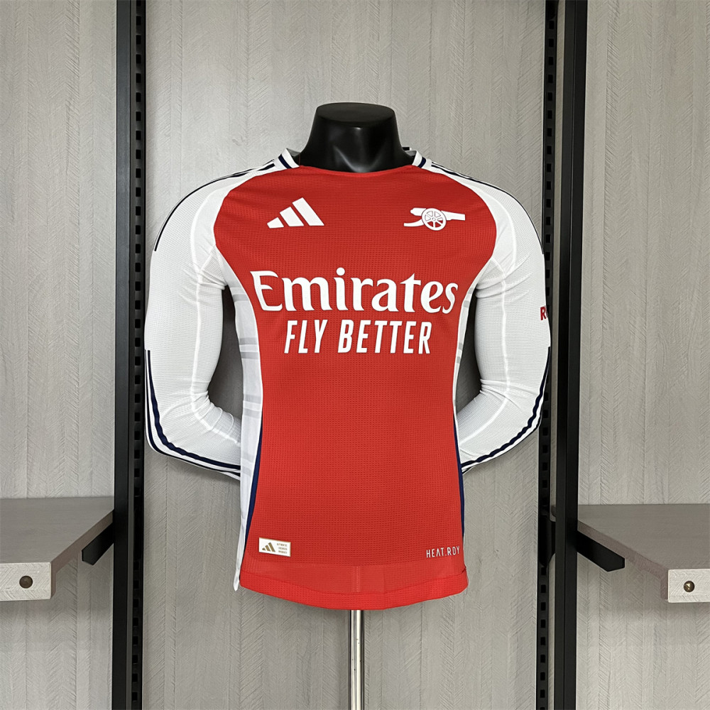 24/25 Arsenal Home Jersey Long Sleeves Player Version