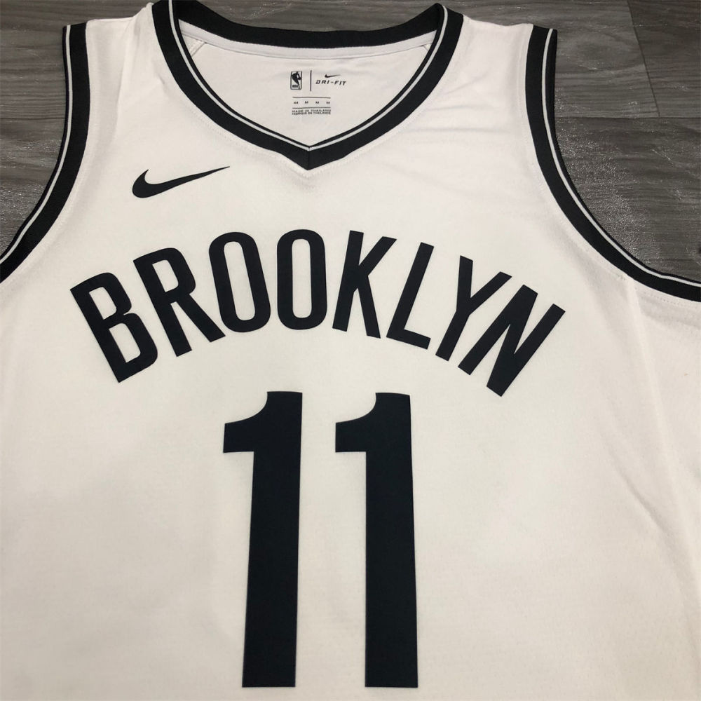 NBA Brooklyn Nets V neck White Jersey IRVING#11 S-XXL