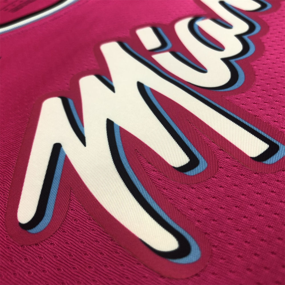 NBA Miami Hearts round neck Pink Jersey BUTLER#22 S-XXL