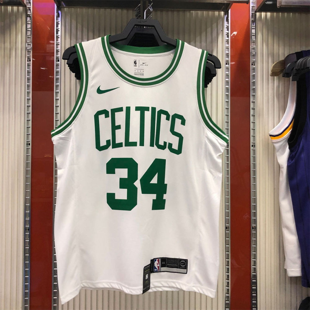NBA Boston Celtics round neck White Jersey PIERCE#34 S-XXL