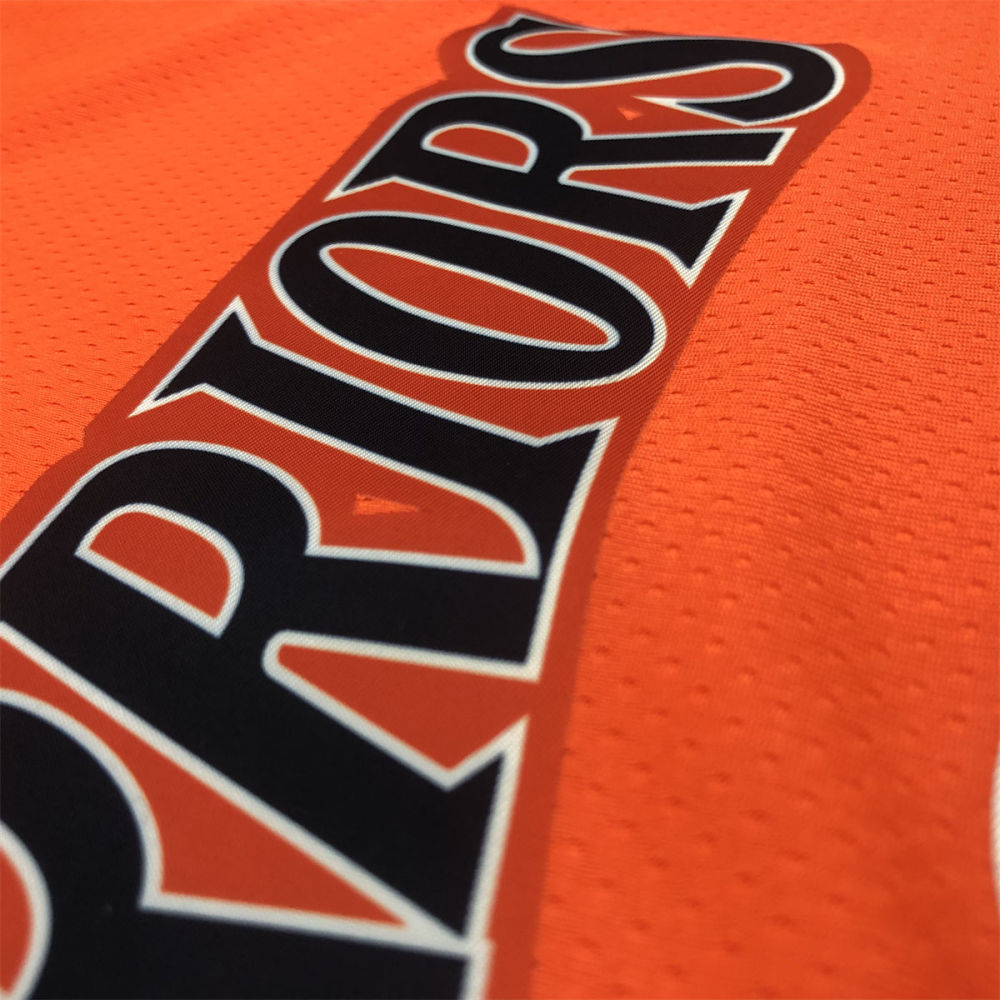 NBA Golden State Warriors V neck Orange Jersey CURRY#30 S-XXL