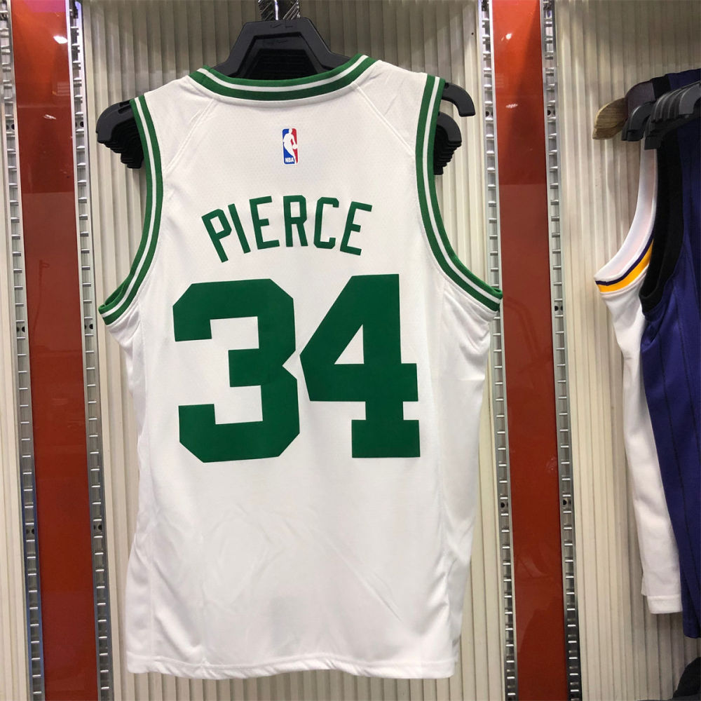 NBA Boston Celtics round neck White Jersey PIERCE#34 S-XXL
