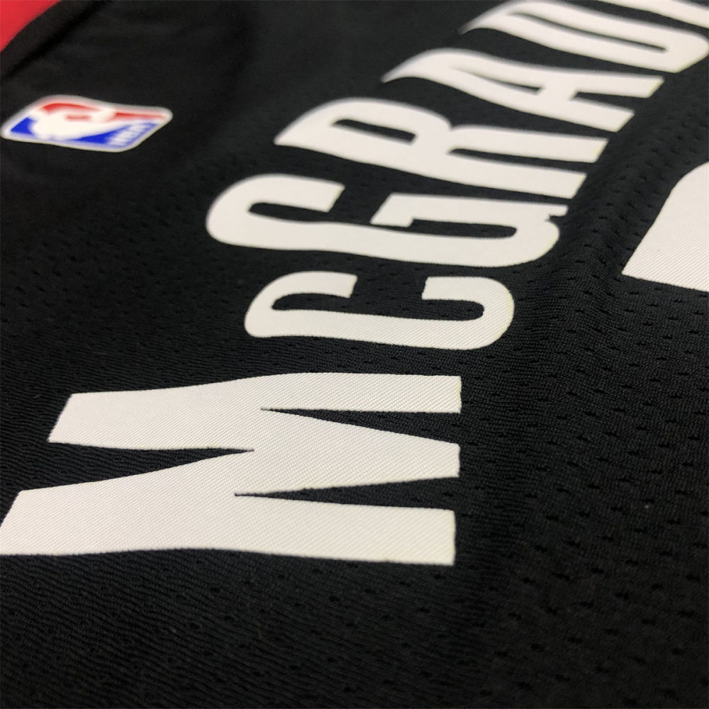 NBA Houston Rockets V neck Balck Jersey McGRADY#1 S-XXL