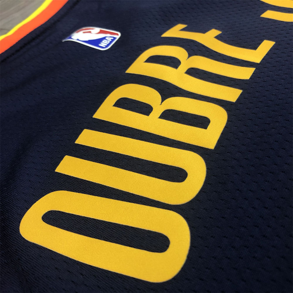 NBA Golden State Warriors V neck Black Jersey OUBRE JR.#12 S-XXL