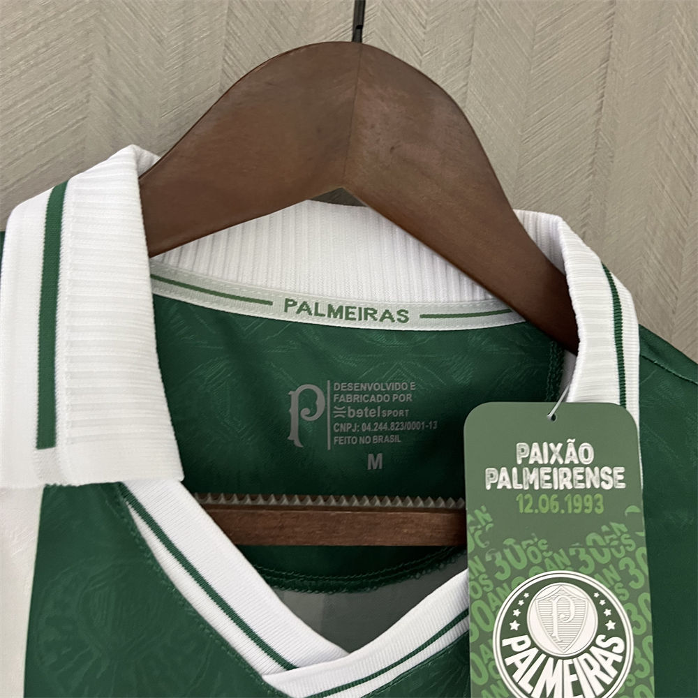 Retro 1993 Palmeiras home jersey Fan Version