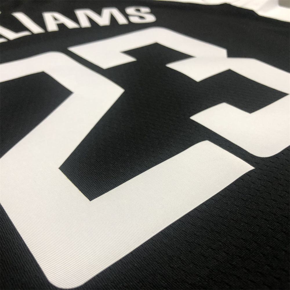 NBA Los Angeles Clippers V-Neck Black Jersey WILLIAMS#23 S-XXL