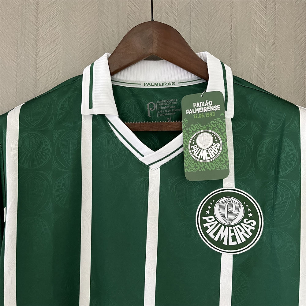 Retro 1993 Palmeiras home jersey Fan Version