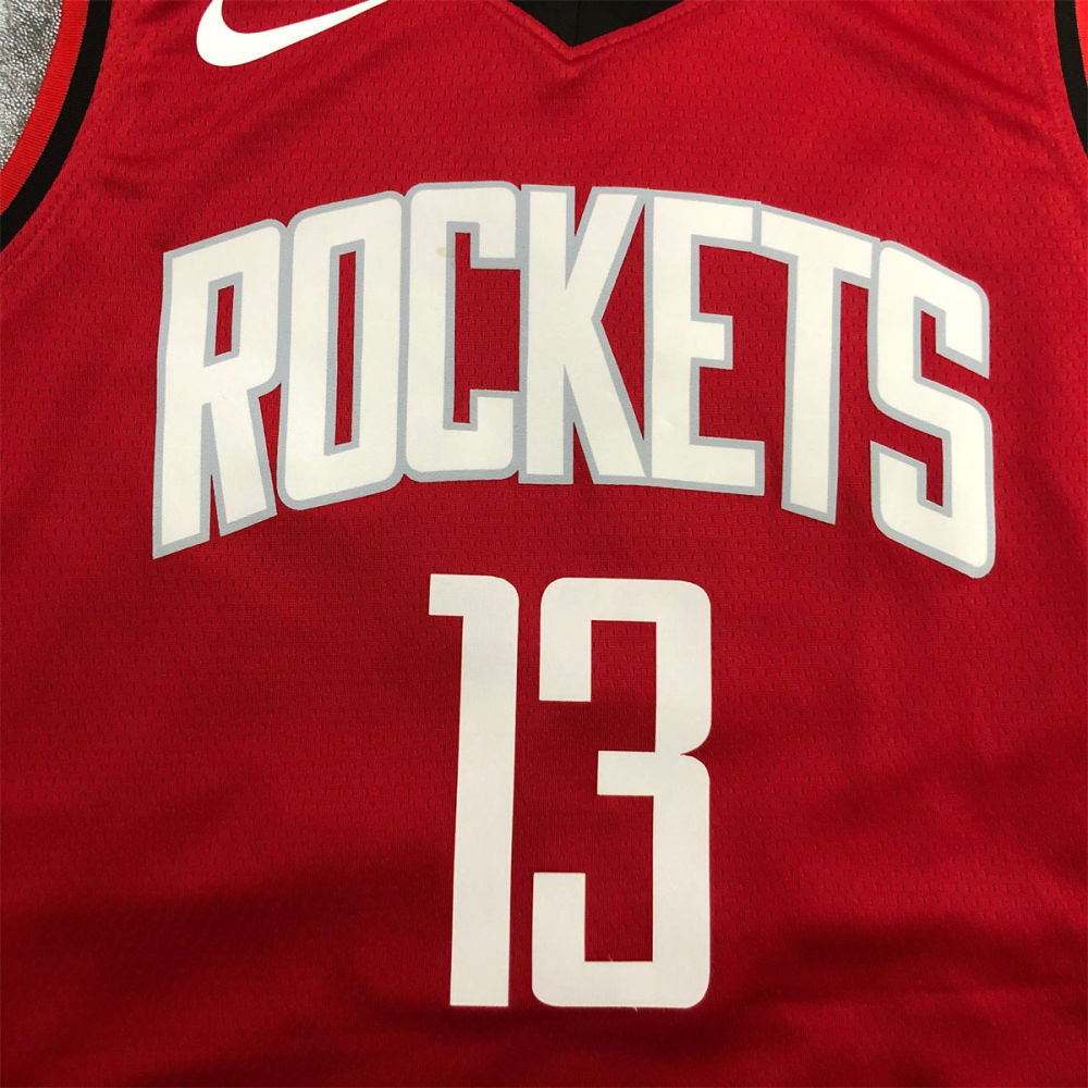 NBA Houston Rockets V-Neck Red Jersey HAEDEN#13 S-XXL