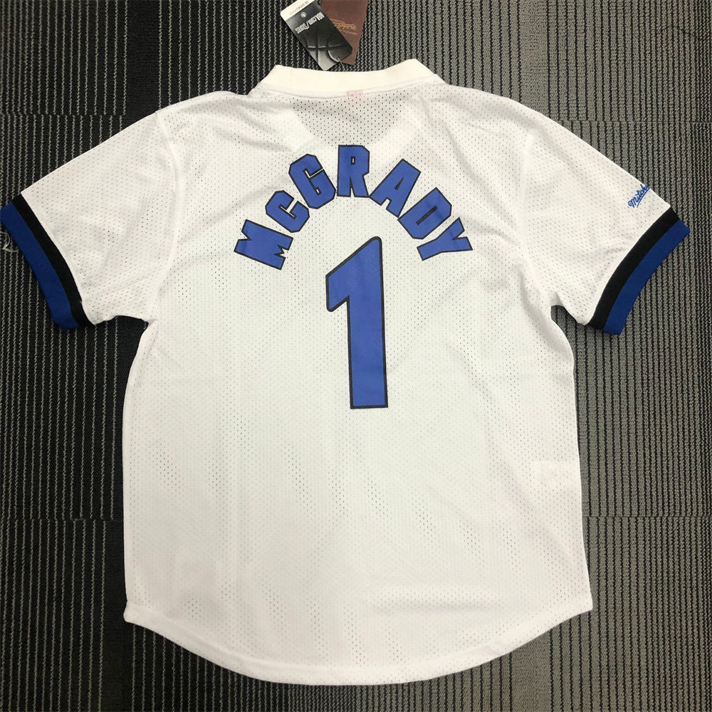 NBA Orlando Magic Mitchellness Jersey White McGRAY#1 S-XXL